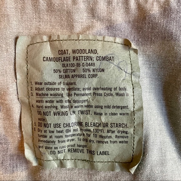 Woodland Combat Camouflage Set size S Long - Picture 5 of 8